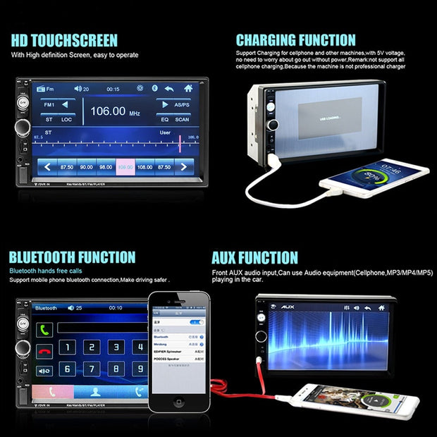 Touch Screen Car Stereo Camera